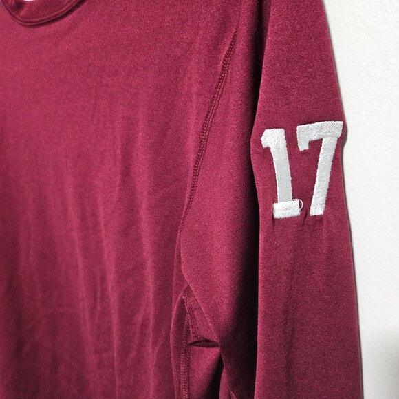 Nike Dri Fit Top Womens Size XL Womens Soccer 17 Red Long Sleeve Activewear - Picture 3 of 6